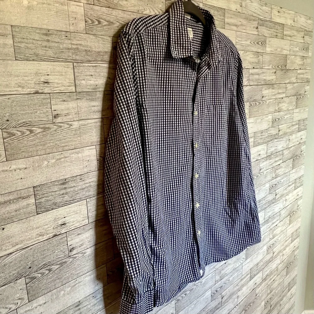 J. Crew Tailored Fit Washed Casual Long‎ Sleeve Button Down Shirt Men’s Size Med